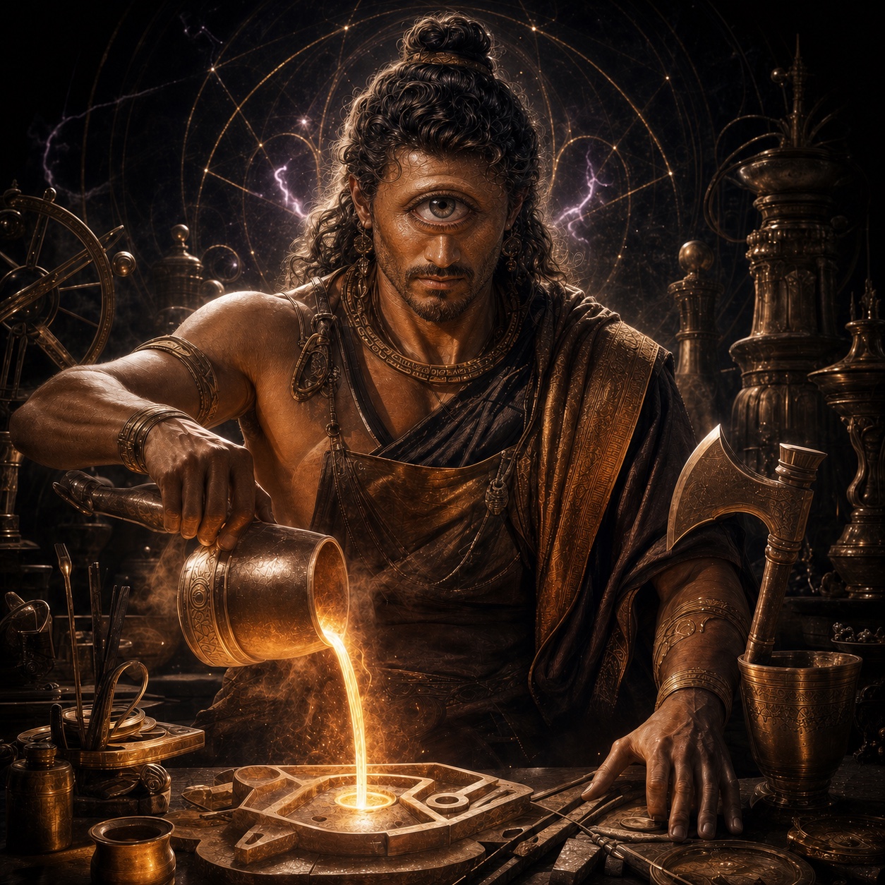 STEROPES and TVASHTR combined as one mythic individual